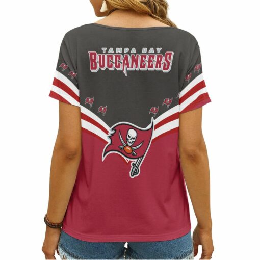 Tampa Bay Buccaneers V-neck Women T-shirt