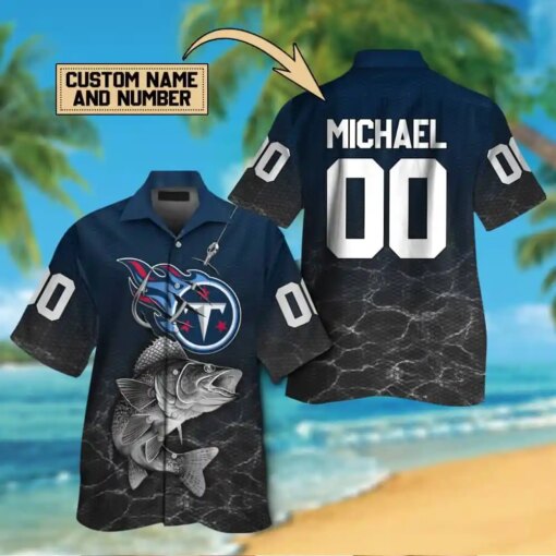 Tennessee Titans Personalized Button Shirt BB836