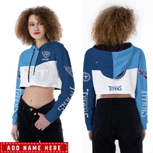 Tennessee Titans Personalized Combo Croptop Hoodie And Leggings AZCLG087+AZC2CHD087