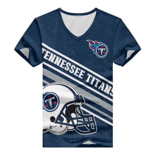 Tennessee Titans V-neck Women T-shirt AGC22