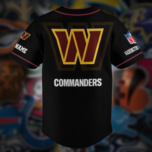 Washington Commanders Personalized Baseball Jersey AZCBJS130