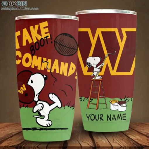 Washington Commanders Personalized Tumbler BG610