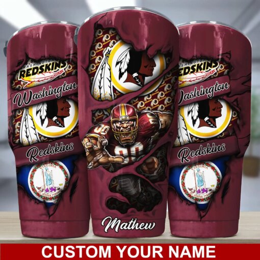 Washington Redskins Personalized Tumbler BG251