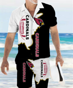 Arizona Cardinals Combo Hawaiian Shirt and Shorts AZBTHWSS000091