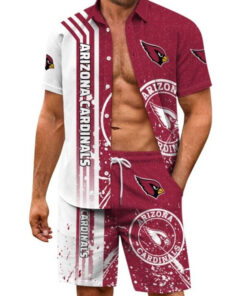 Arizona Cardinals Combo Hawaiian Shirt and Shorts AZBTHWSS000097