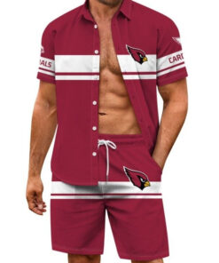 Arizona Cardinals Combo Hawaiian Shirt and Shorts AZBTHWSS000100