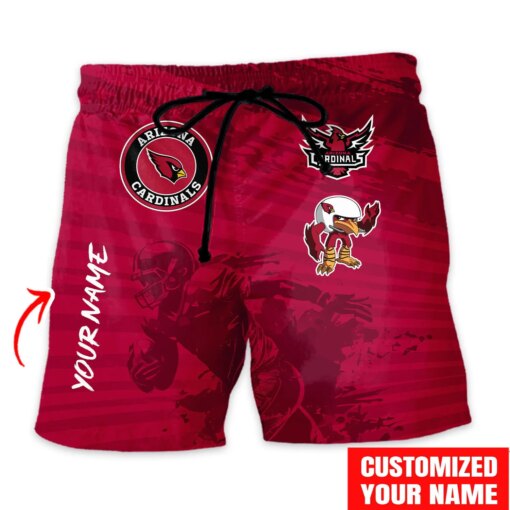 Arizona Cardinals Combo Hawaiian Shirt and Shorts HSAS0017