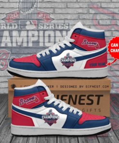 Atlanta Braves Custom AJ1 Sneaker 82