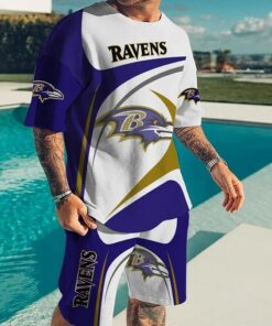 Baltimore Ravens T-shirt and shorts AZTS027