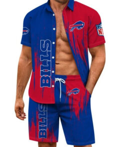 Buffalo Bills Combo Hawaiian Shirt and Shorts AZBTHWSS000158