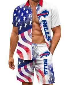 Buffalo Bills Combo Hawaiian Shirt and Shorts AZBTHWSS000233