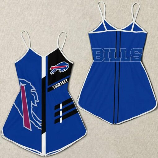 Buffalo Bills Romper Women Romper Jumpsuit 3D Printed S024