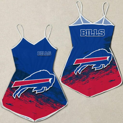 Buffalo Bills Romper Women Romper Jumpsuit 3D Printed S026