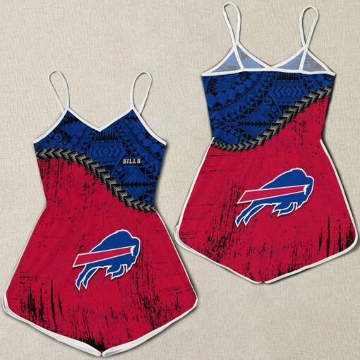 Buffalo Bills Romper Women Romper Jumpsuit 3D Printed S027