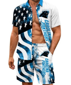 Carolina Panthers Combo Hawaiian Shirt and Shorts AZBTHWSS000029
