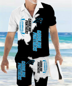 Carolina Panthers Combo Hawaiian Shirt and Shorts AZBTHWSS000030