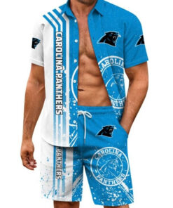 Carolina Panthers Combo Hawaiian Shirt and Shorts AZBTHWSS000131