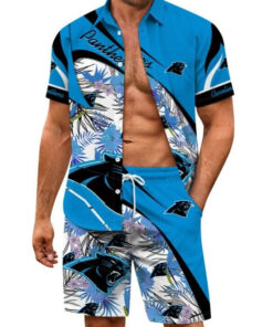 Carolina Panthers Combo Hawaiian Shirt and Shorts AZBTHWSS000228