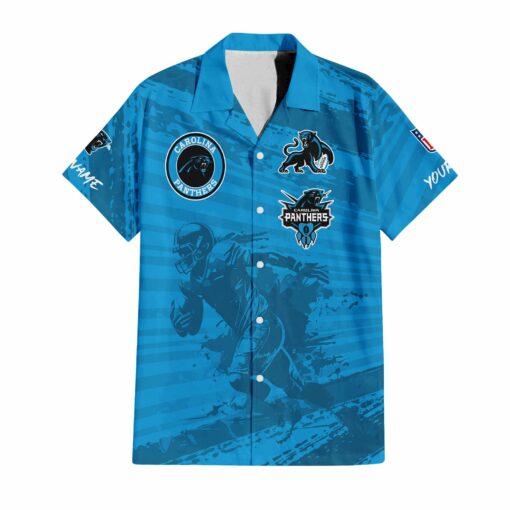 Carolina Panthers Combo Hawaiian Shirt and Shorts HSAS0003