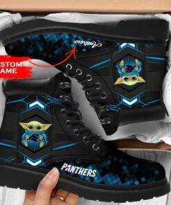 Carolina Panthers Personalized TBL Boots BG37