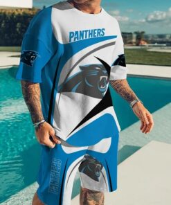 Carolina Panthers T-shirt and shorts AZTS038