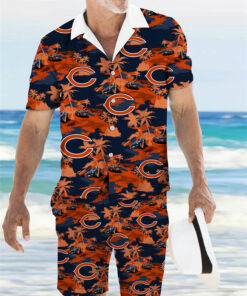 Chicago Bears Combo Hawaiian Shirt and Shorts AZBTHWSS000162