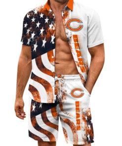 Chicago Bears Combo Hawaiian Shirt and Shorts AZBTHWSS000166