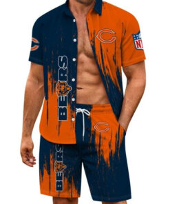 Chicago Bears Combo Hawaiian Shirt and Shorts AZBTHWSS000168