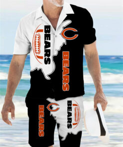 Chicago Bears Combo Hawaiian Shirt and Shorts AZBTHWSS000175