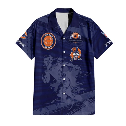 Chicago Bears Combo Hawaiian Shirt and Shorts HSAS0025