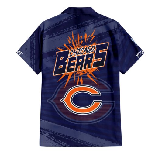 Chicago Bears Combo Hawaiian Shirt and Shorts HSAS0025