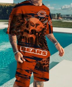 Chicago Bears T-shirt and Shorts AZTS146