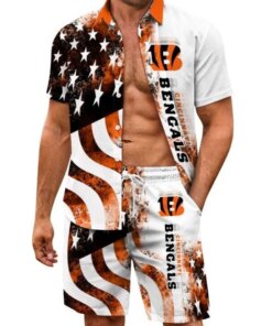 Cincinnati Bengals Combo Hawaiian Shirt and Shorts AZBTHWSS000014