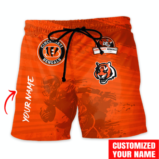 Cincinnati Bengals Combo Hawaiian Shirt and Shorts HSAS0018