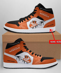 Cincinnati Bengals Personalized AJ1 Sneaker BG013