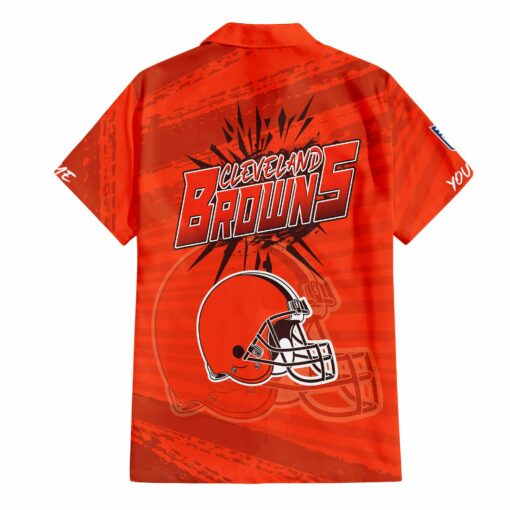 Cleveland Browns Combo Hawaiian Shirt and Shorts HSAS0021