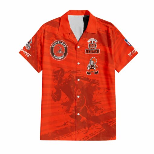 Cleveland Browns Combo Hawaiian Shirt and Shorts HSAS0021