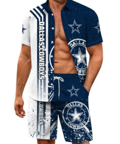 Dallas Cowboys Combo Hawaiian Shirt and Shorts AZBTHWSS000201