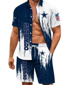 Dallas Cowboys Combo Hawaiian Shirt and Shorts AZBTHWSS000202