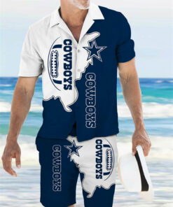 Dallas Cowboys Combo Hawaiian Shirt and Shorts AZBTHWSS000203