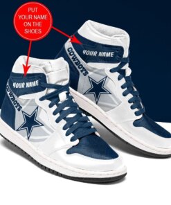 Dallas Cowboys Personalized AJ1 Sneaker 069