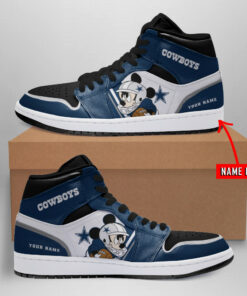 Dallas Cowboys Personalized AJ1 Sneaker BG004