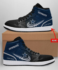 Dallas Cowboys Personalized AJ1 Sneaker BG006