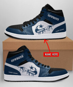 Dallas Cowboys Personalized AJ1 Sneaker BG012