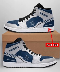 Dallas Cowboys Personalized AJ1 Sneaker BG016