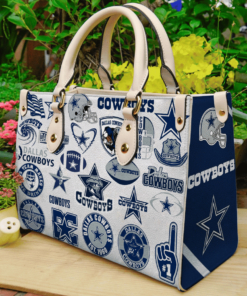 Dallas Cowboys Personalized Leather Hand Bag BBLTHB876