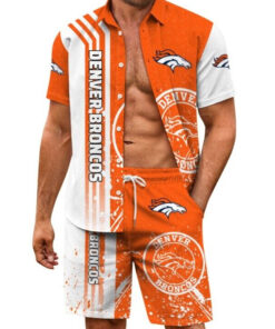 Denver Broncos Combo Hawaiian Shirt and Shorts AZBTHWSS000144