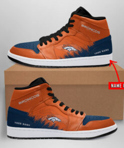 Denver Broncos Personalized AJ1 Sneaker BG008