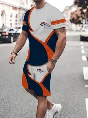 Denver Broncos T-shirt and Shorts AZTS394