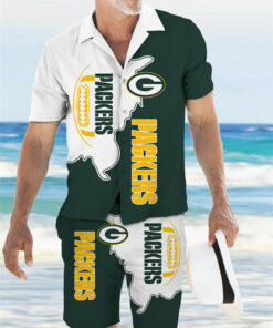 Green Bay Packers Combo Hawaiian Shirt and Shorts AZBTHWSS000234